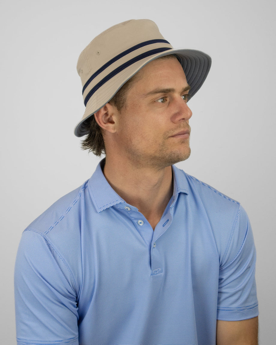 38 South Platinum Tech Bucket Hat - A2Z Golf